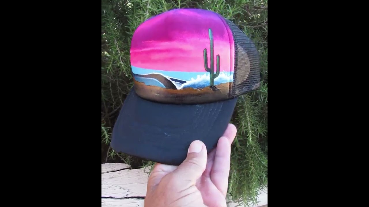 PINK IS PUNK #handpainted #customhat #original
