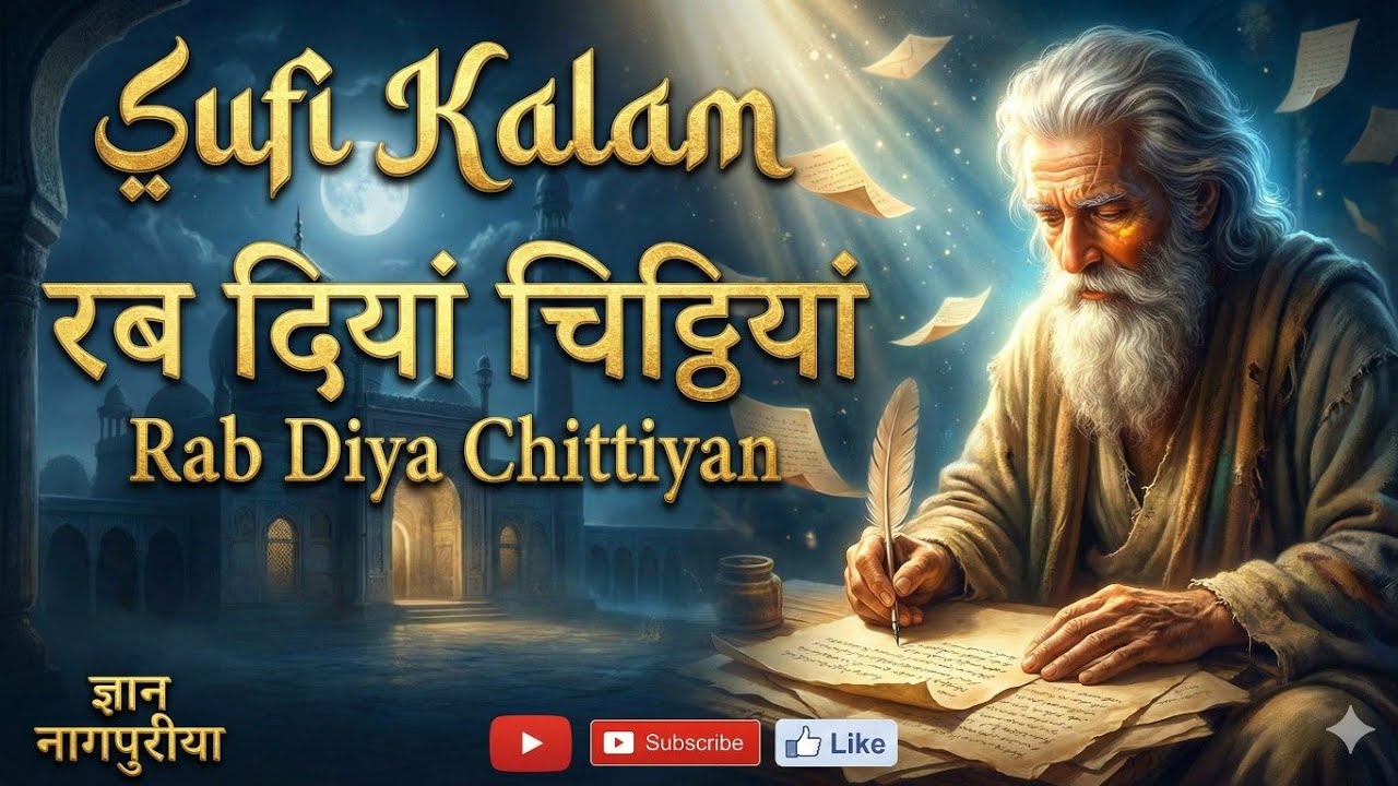 रब दियां चिट्ठियां ||Rab Diya Chittiyan || एक रूहानी कलाम - ज्ञान नागपुरीया ||