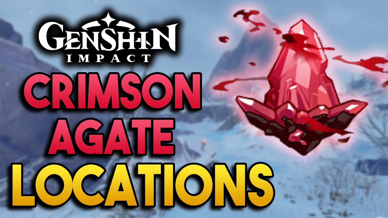 All Crimson Agate Locations! - Dragonspine's 