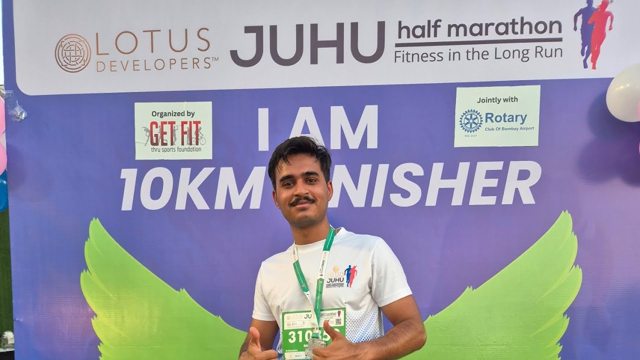 My life's first marathon (10Km) 🏃‍♂️