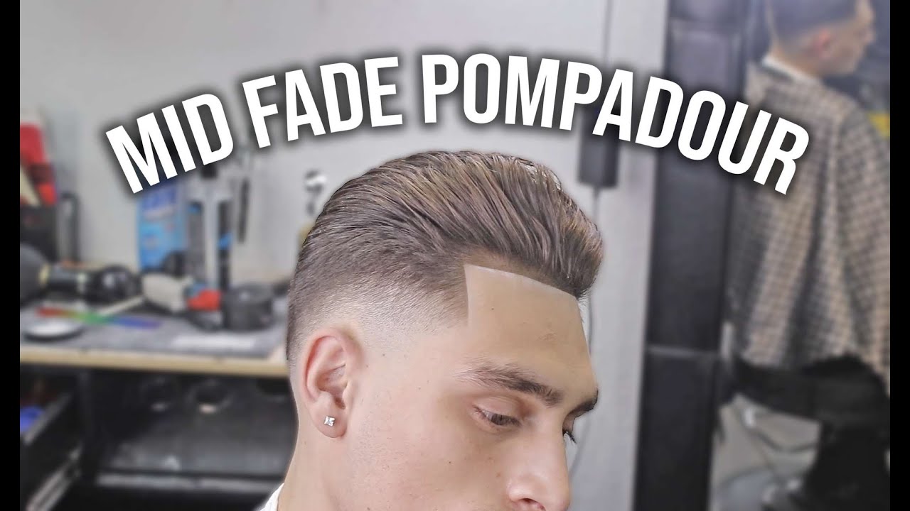 Mid Fade (no C-CUP) Pompadour