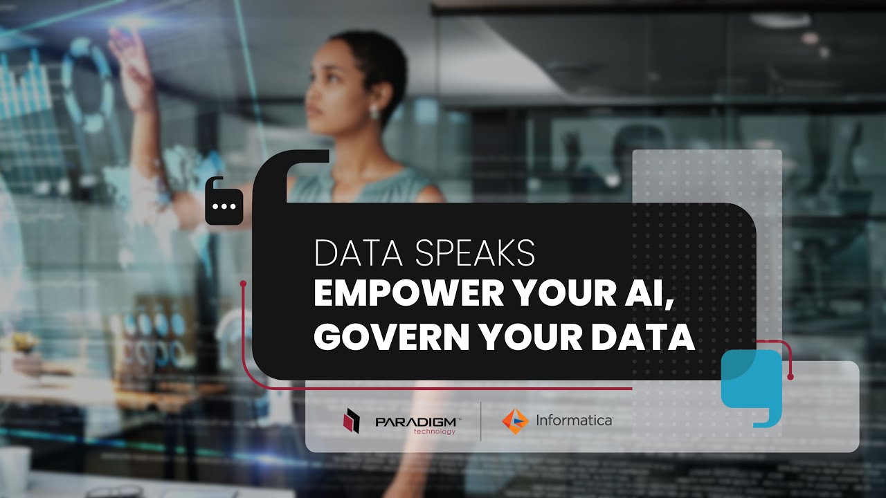 Data Speaks: Empower Your AI, Govern Your Data