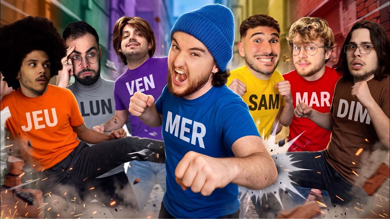 LE CLASH DES JOURS DE LA SEMAINE ft Les infiltr&eacute;s, Anthony Priolo, Benjamin Fen&ecirc;tre, Jordan & 120 