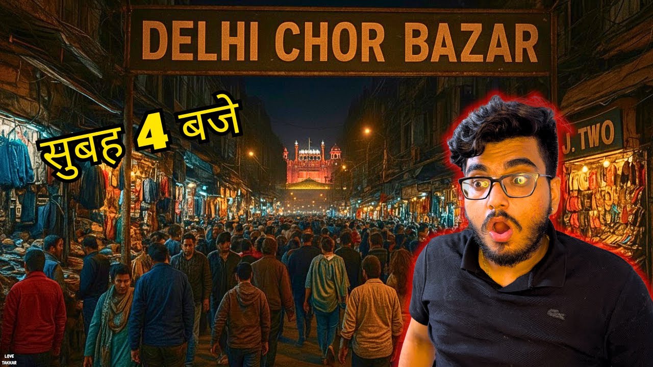 Delhi CHOR BAZAAR का ASLI Sach😮 || Red Fort Chor Bazaar💲