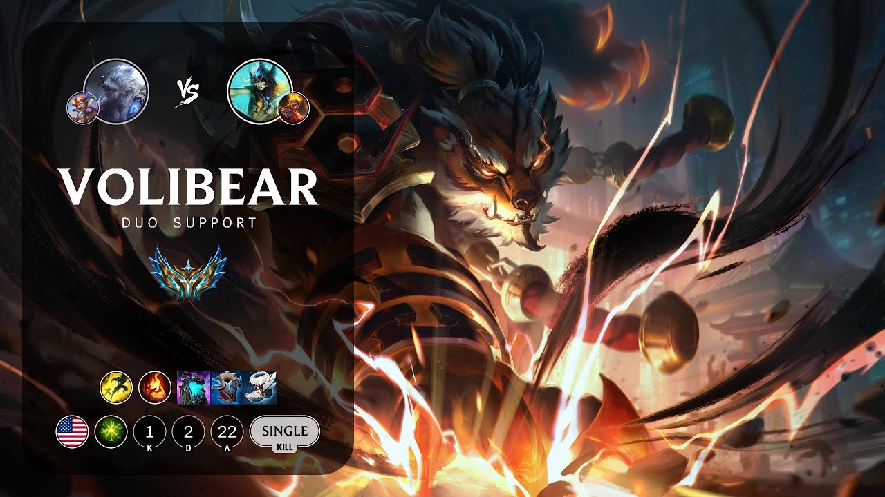 Volibear Support vs Nami - NA Challenger Patch 14.5