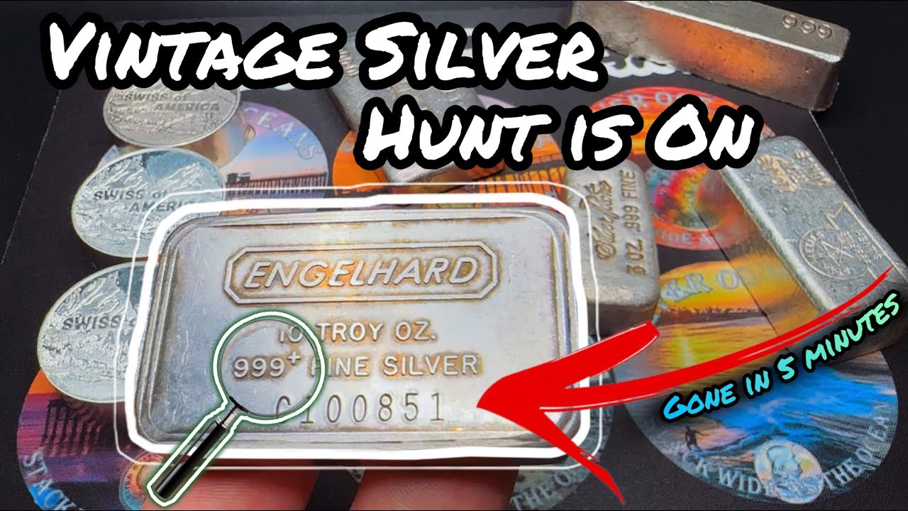 Why the Hunt for Vintage Silver Bars Is Just Getting Started