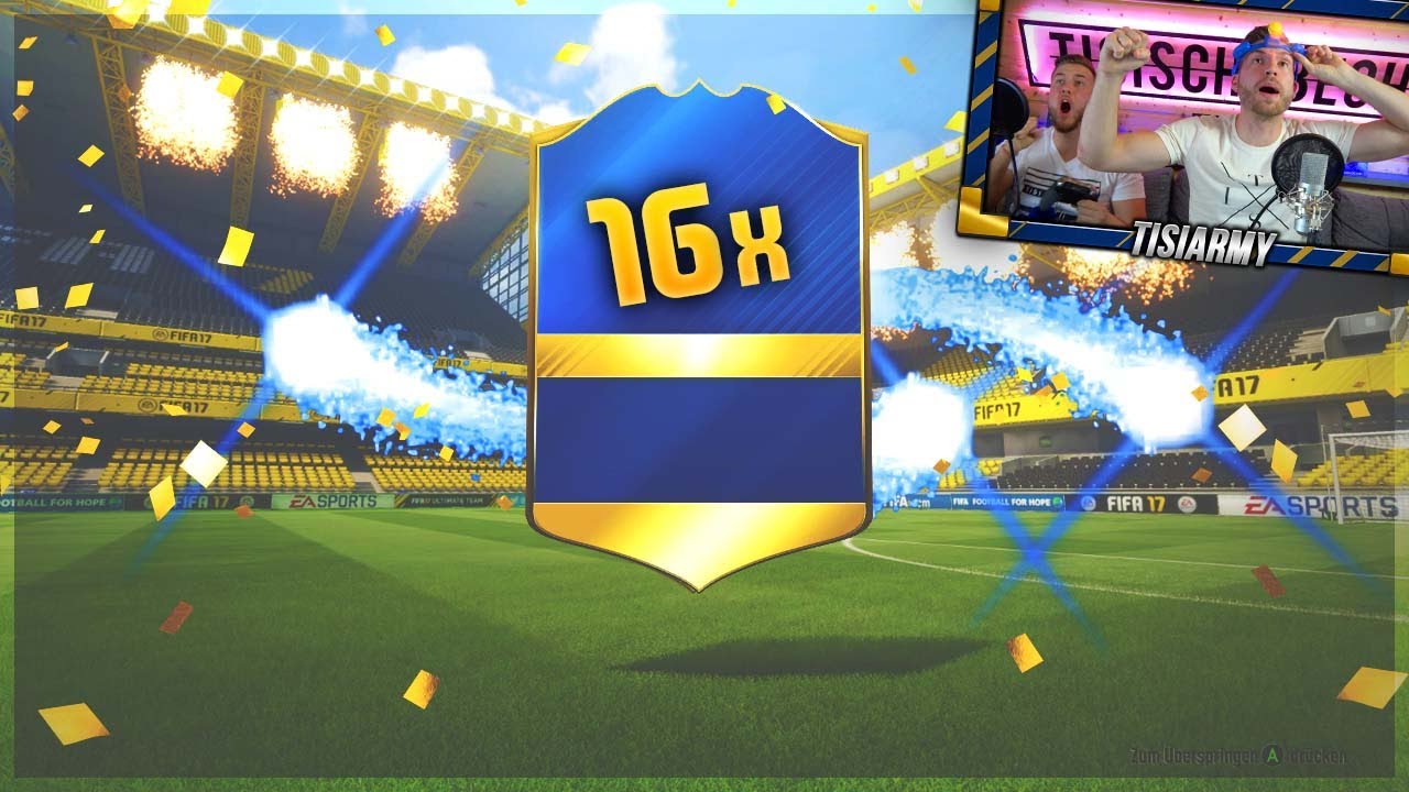 OMG 16x TOTS IM PACK OPENING 😳🔥 UNSERE BESTEN TOTS PACKS BIS JETZT IN FIFA 17 !!!