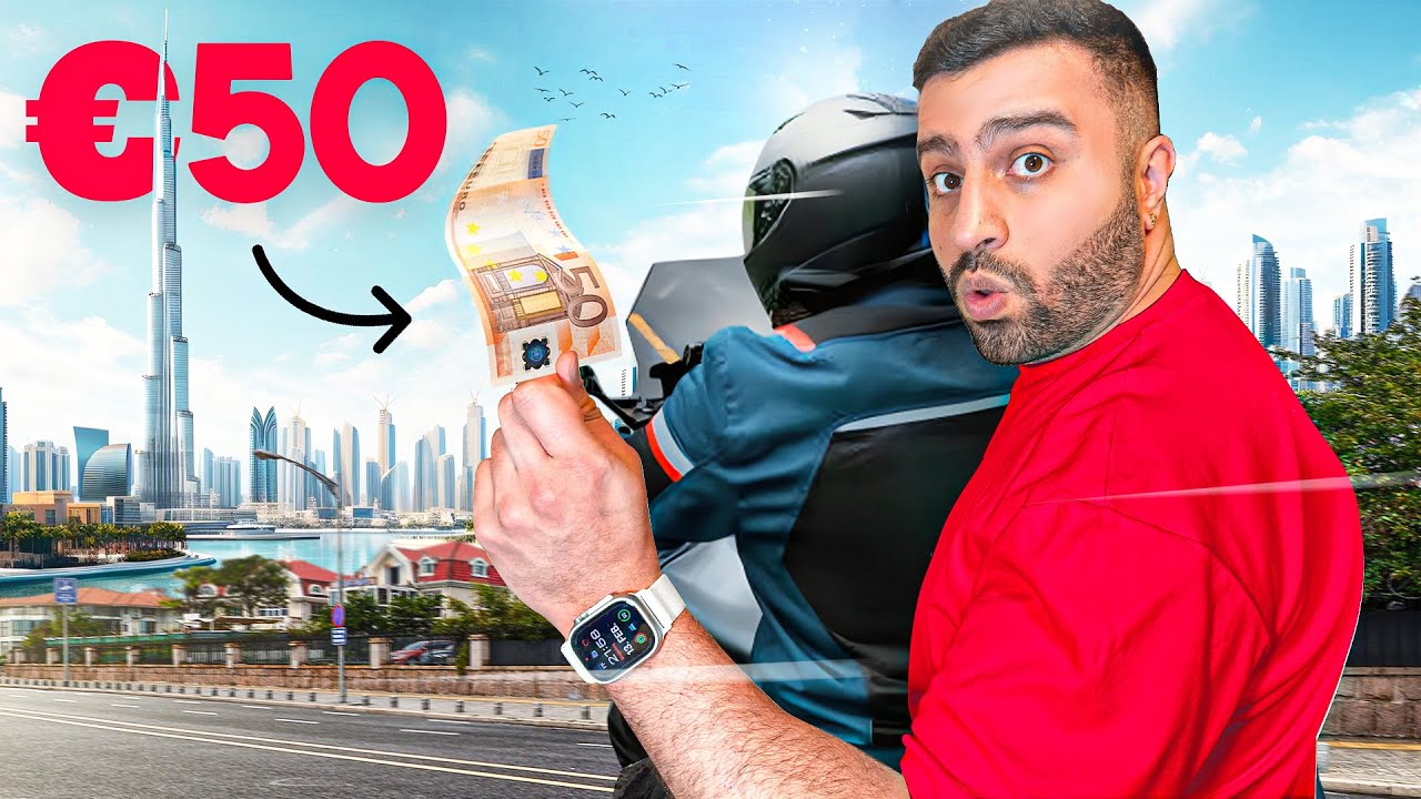 چالش یک روز با ۵۰ یورو توی دوبی | دومین شهر گرون دنیا😢