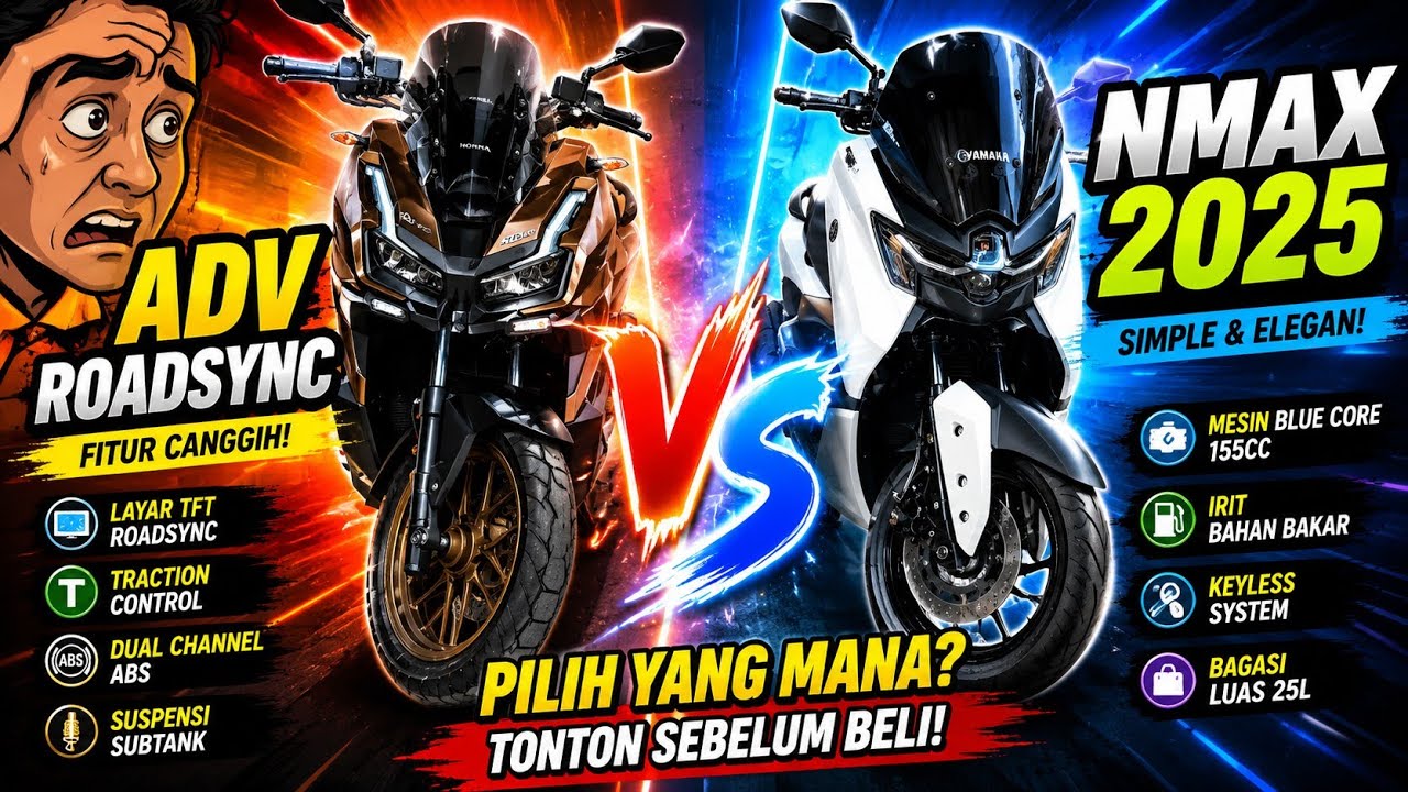 BEDA BANGET !! ADV ROADSYNC VS NMAX 2025