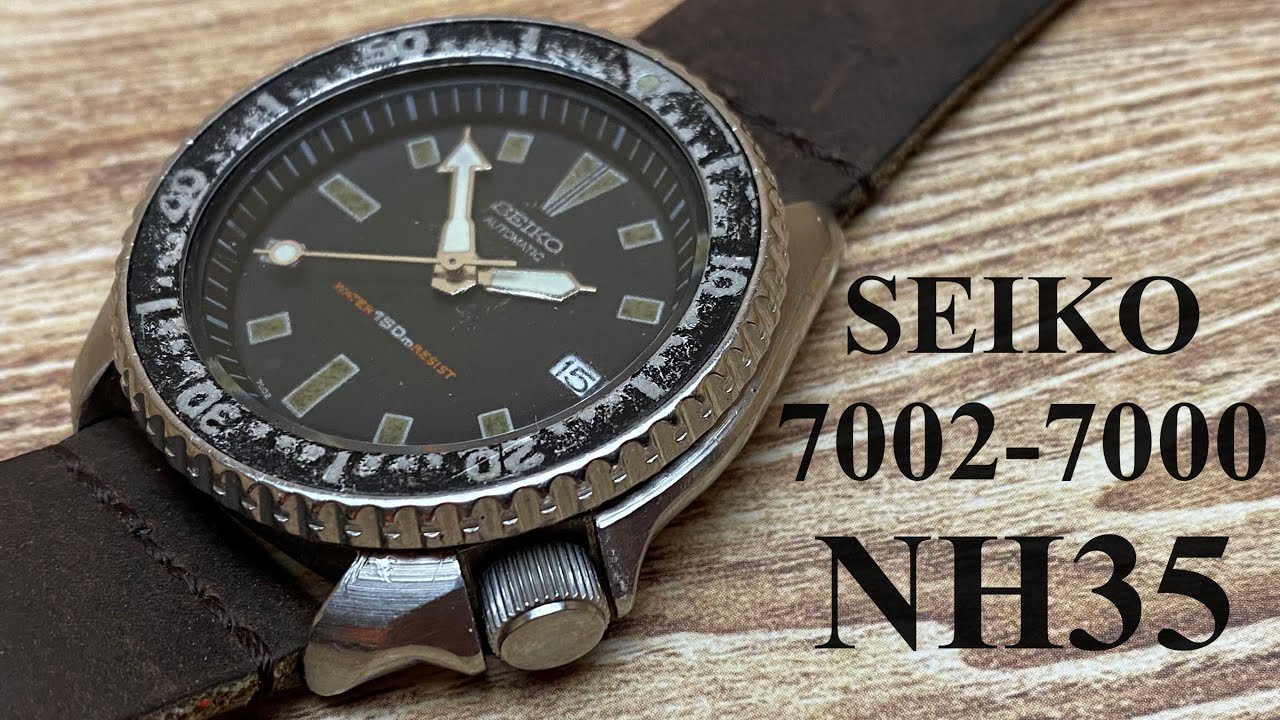 SEIKO 7002-7000 with NH35A Movement