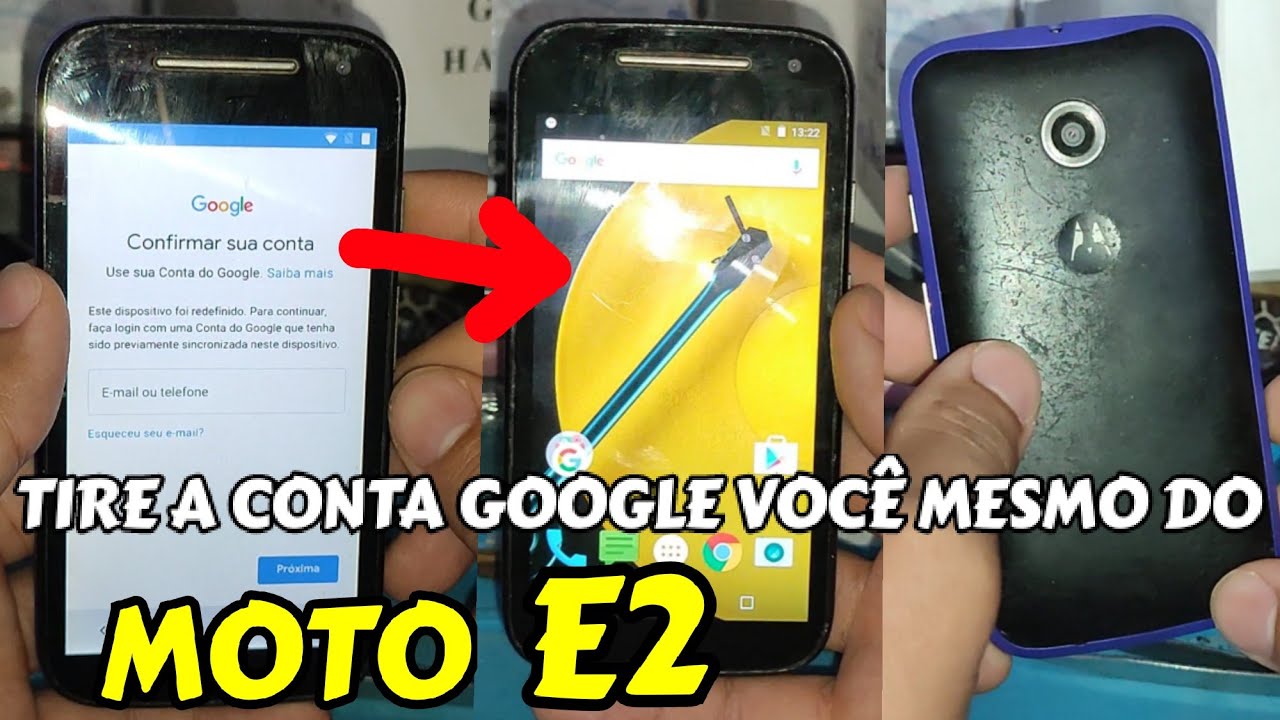 REMOVENDO CONTA GOOGLE DO MOTOROLA MOTO E2 ATUALIZADO. TEC PRÓ CELL 2
