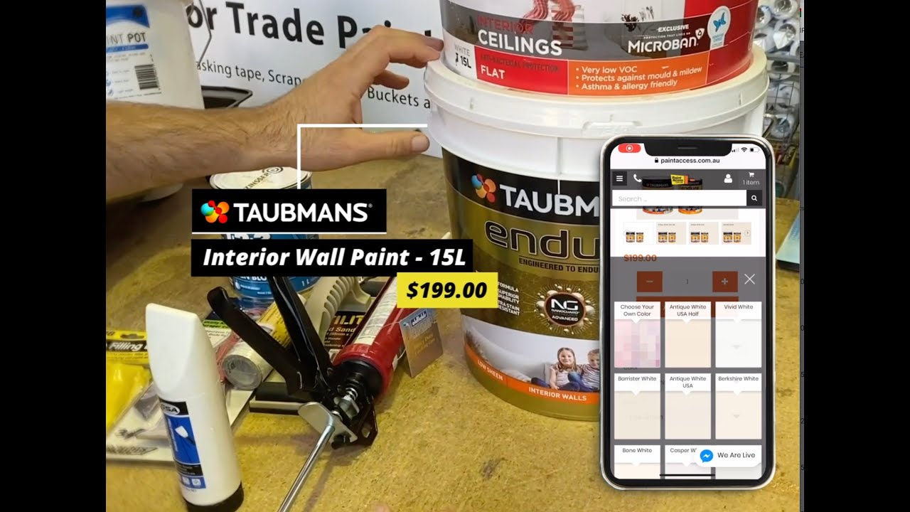 Taubmans Painting Combo Box -  Pack picked by Professionals - Ready  Paint Renovation