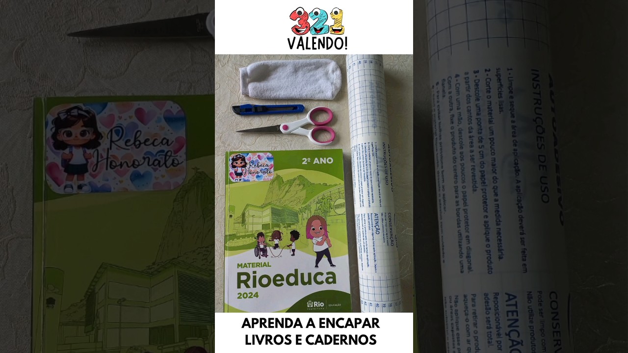 COMO ENCAPAR LIVROS