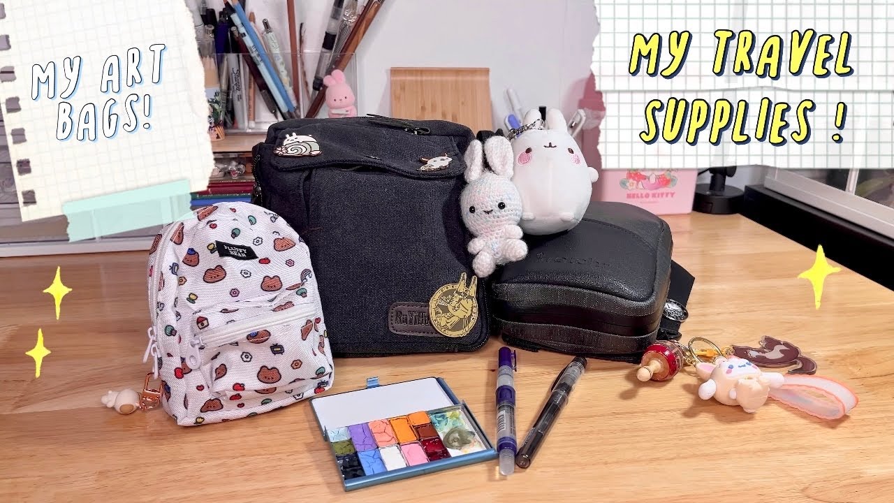 What’s In My Bag Artist Edition | My Travel Art Supplies