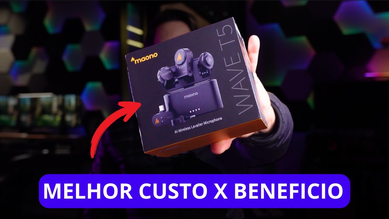 Maono Wave T5: O Melhor Microfone Sem Fio Custo-Benefício de 2025? Review Completo!