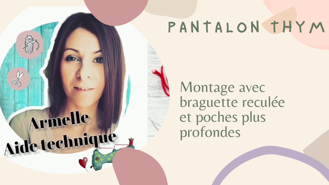 Pantalon THYM ...braguette reculée et poches plus profondes