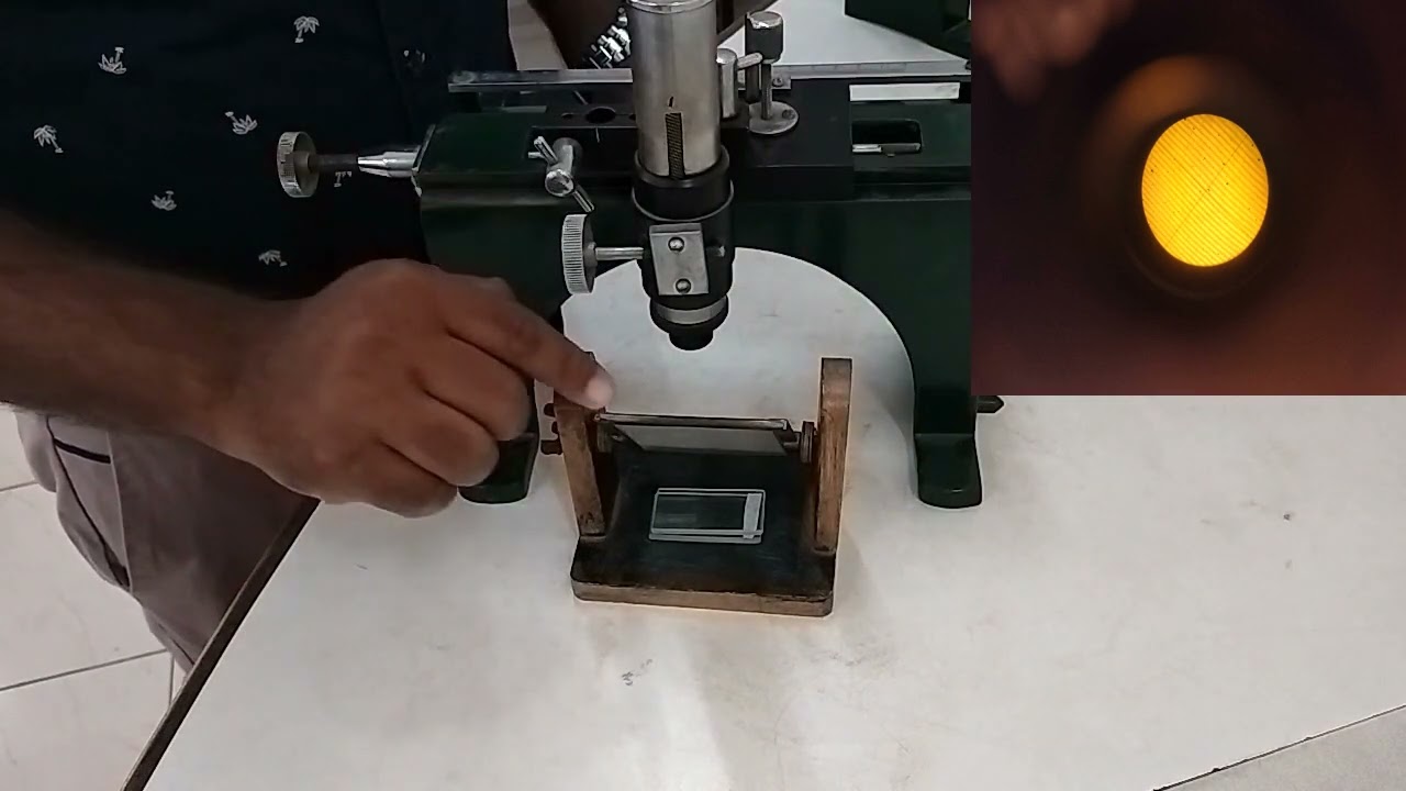 Physics experiment Interference at a wedge