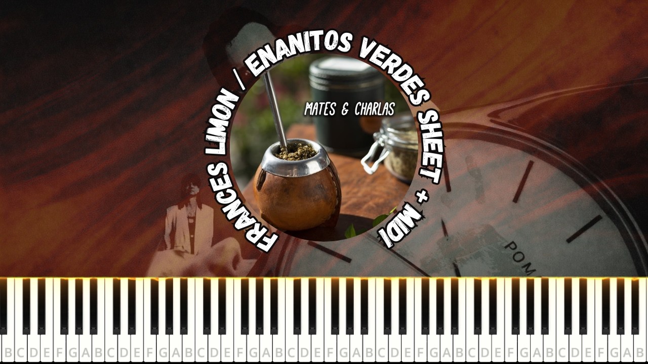 Frances Limon / Enanitos Verdes【Piano Tutorial SHEET + MIDI】