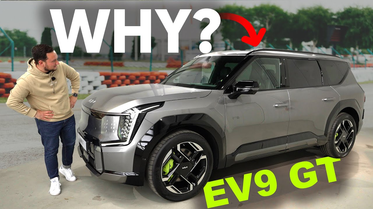 KIA EV9 GT - crazy family dads will love him!