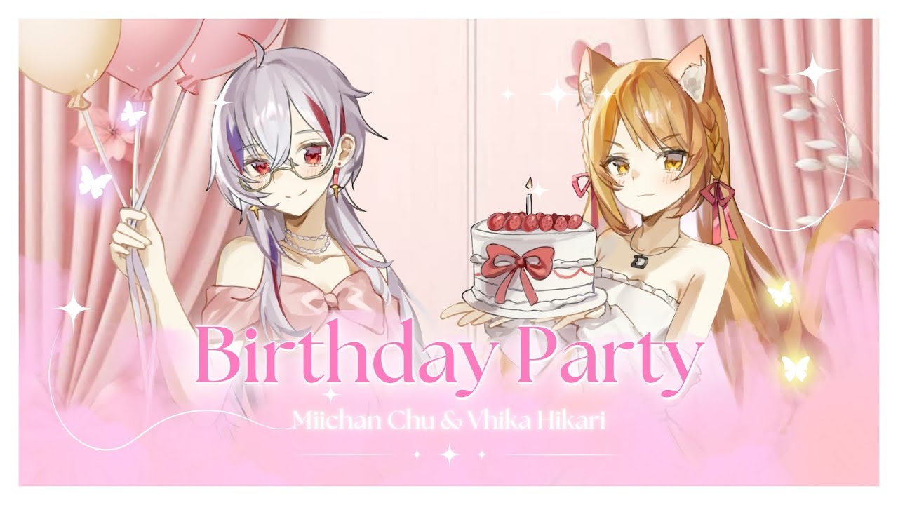 🔴【BIRTHDAY PARTY】It's time to Level Up: ft @VhikaHikari #vtuberid #miilive