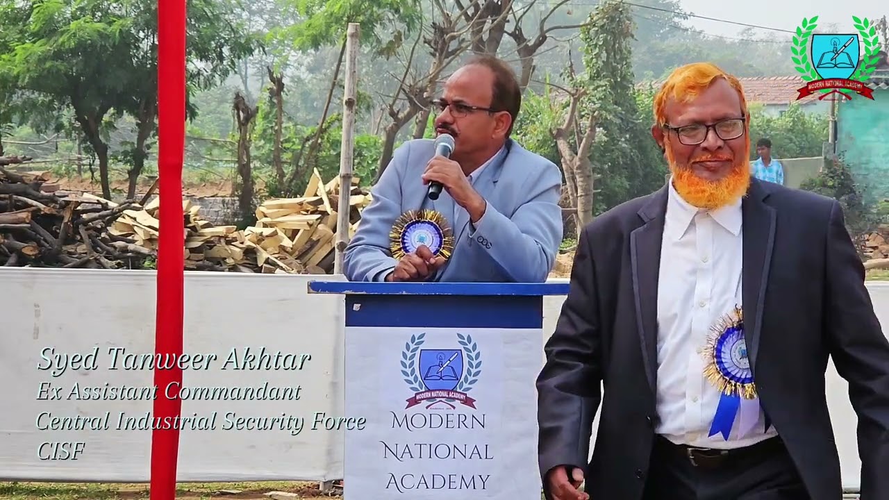 Speech by Syed Tanweer Akhtar | Annual Sport 2k25 | Modern National Academy | @modernnationalacademy