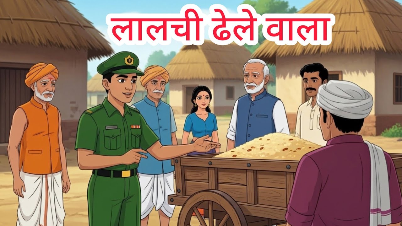 Lalchi Thele Wale | لالچی ٹھیلے والا | Hindi | Story | Kahani | Kahaniyan | Hindi Moral Story |