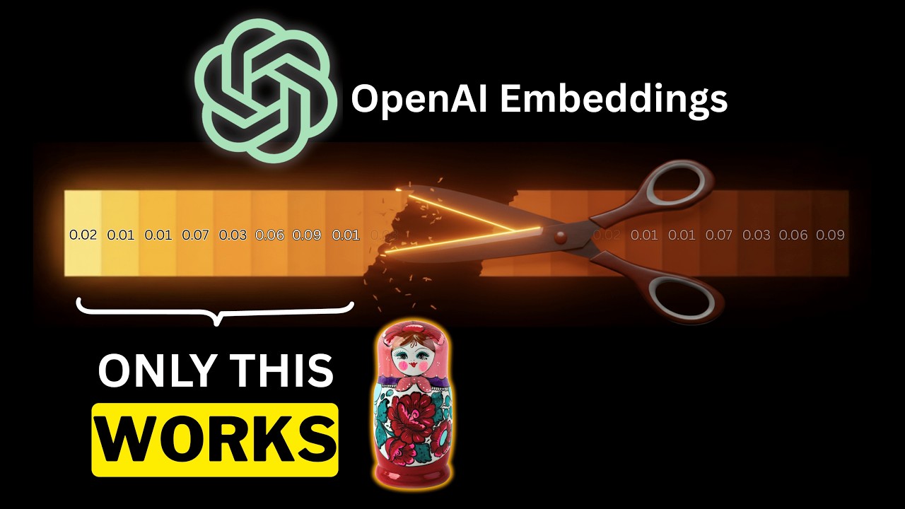 Почему встраивания OpenAI продолжают работать даже после их обрезки?