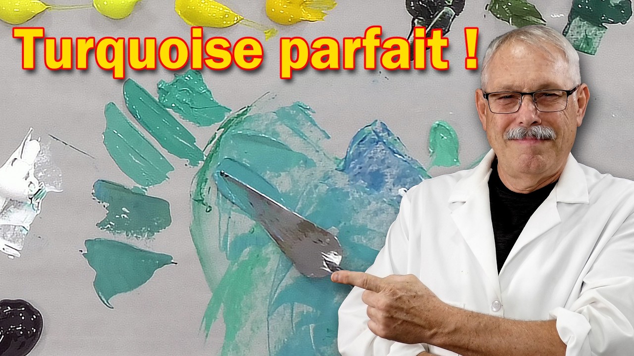 Comment Obtenir un Turquoise Vif et Lumineux : Guide de Mélange
