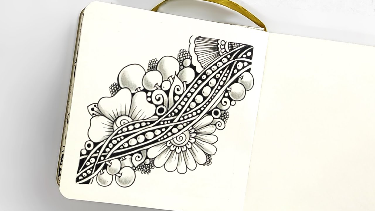 Mini Zentangle Project | Easy & Fun Patterns for Beginners