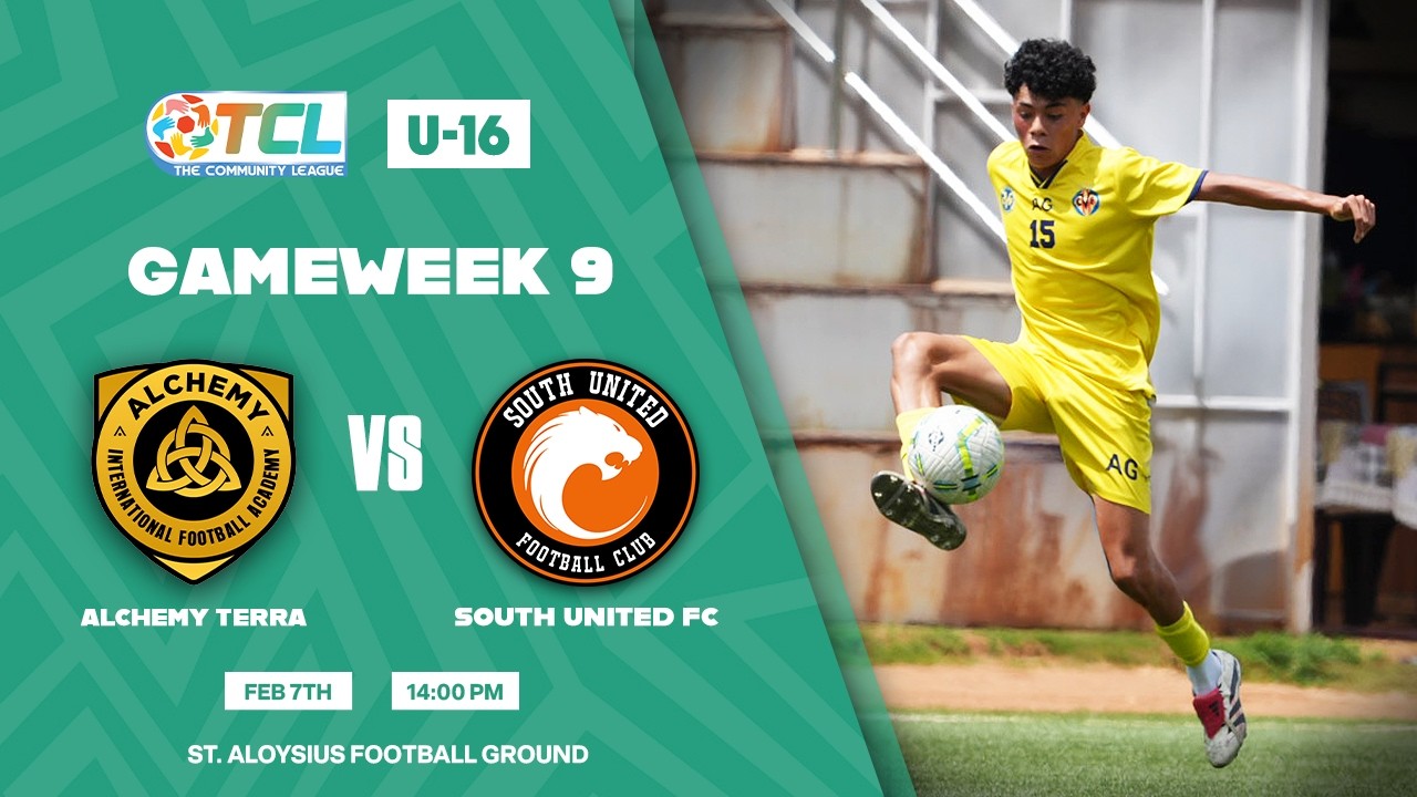 The Community League U-16 | Gameweek 9 | Alchemy Terra vs South United FC