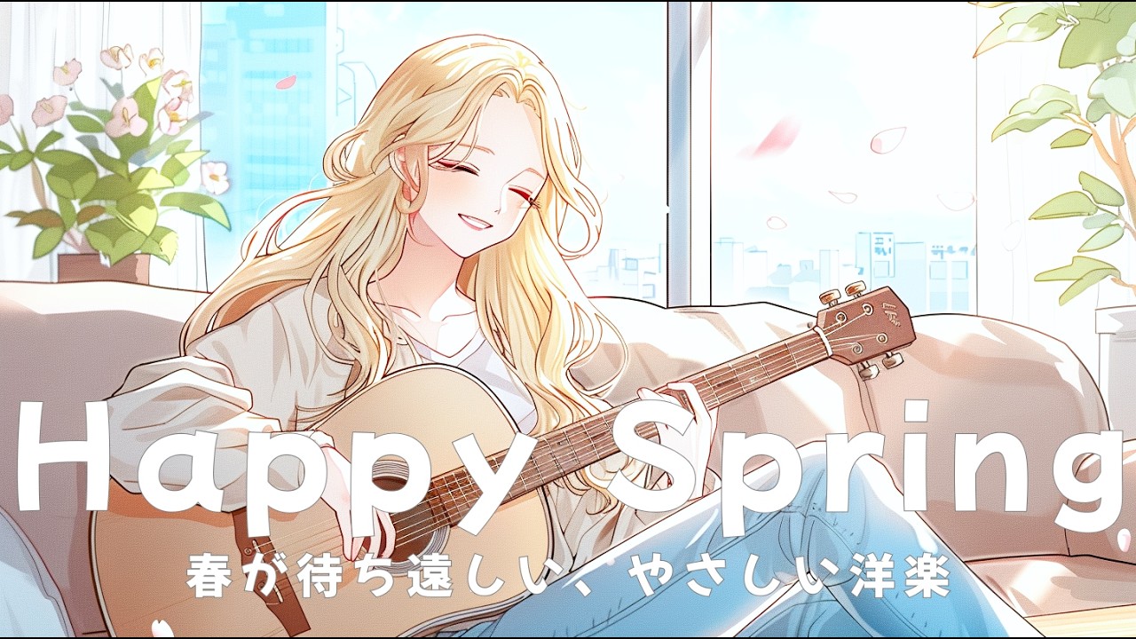 Happy Morning Chill Pop 🌸 Bright Guitar Vibes | Work, Study & Relax Music 2026 / Spring Music