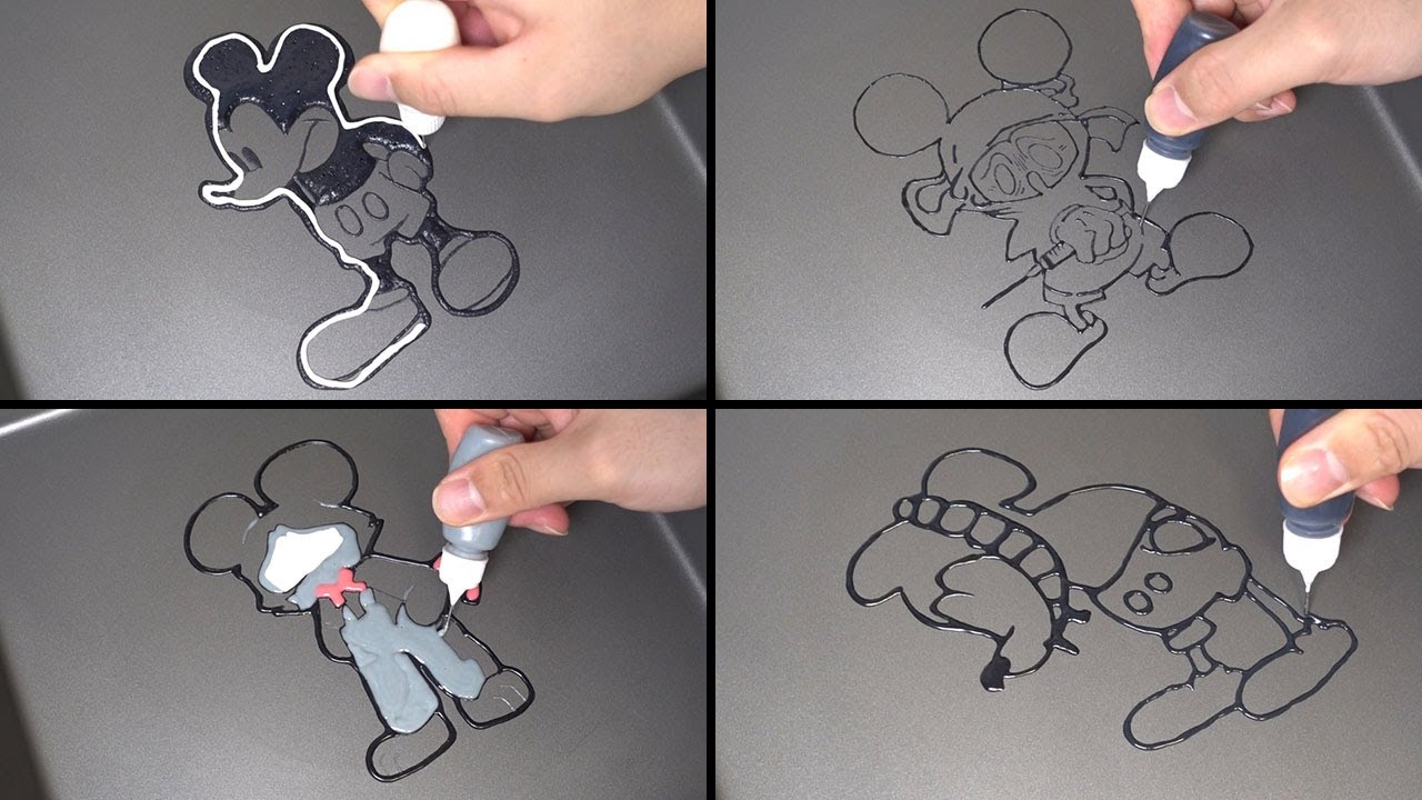 Pancake Art - Friday Night Funkin' VS Mickey Mouse PHASES