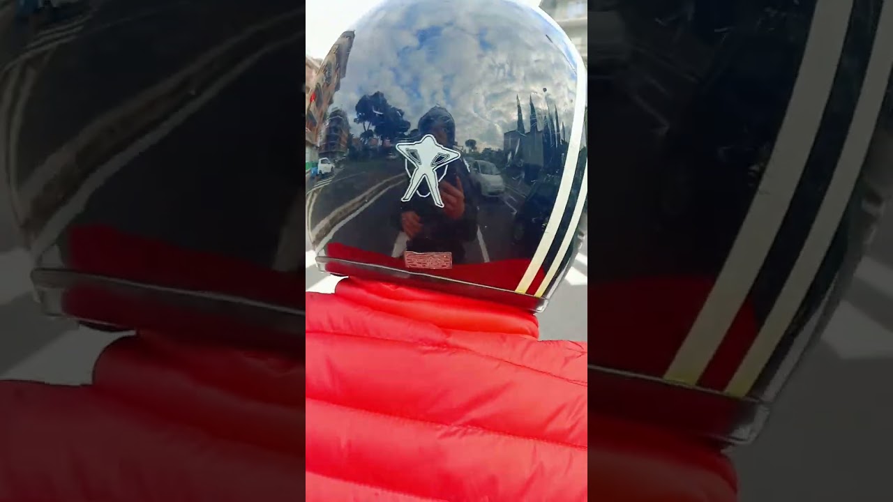 Moto scooter taxi navetta Roma viale marx fino a via Ugo Ojetti Roma che vuoto che riprese che bella