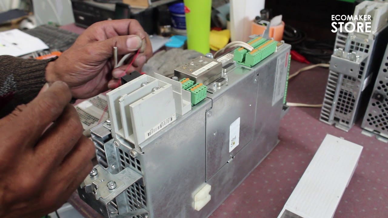Cómo probar el Drive REXROTH Modelo Dkcxx.3-040-7