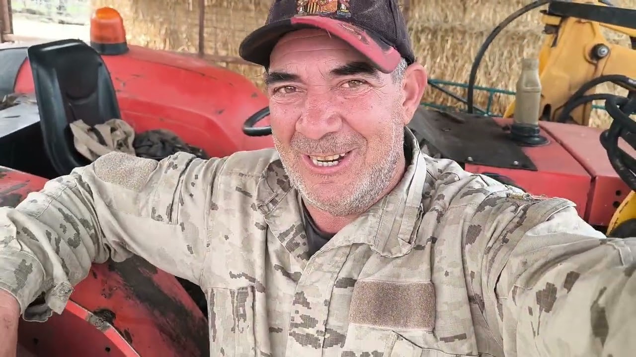 Al tractor  SAME comenzamos con la operaci&oacute;n