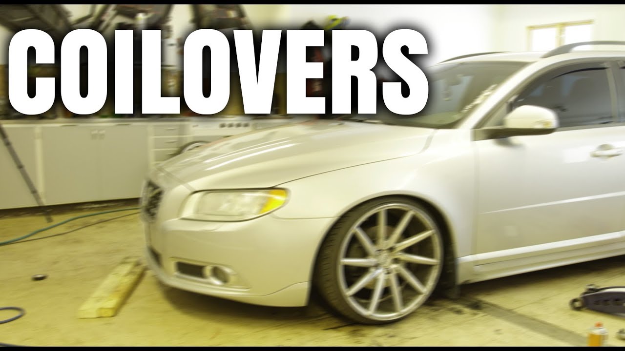 VOLVO V70 FAS2 FÅR COILOVERS | VLOG #25