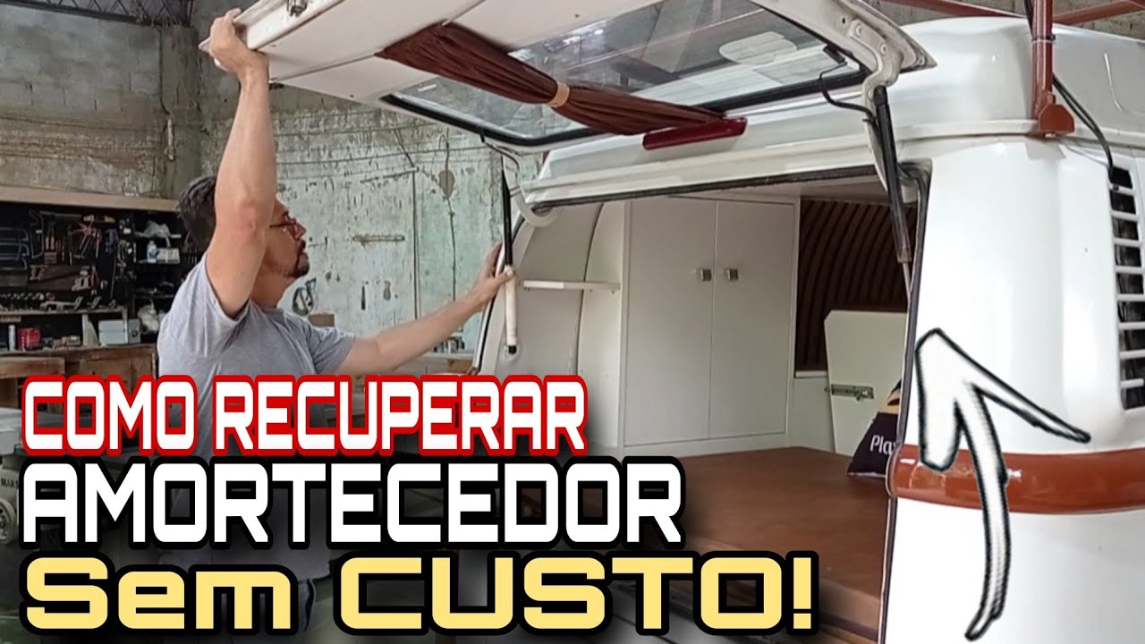 Como Resolver o problema do Amortecedor do Porta malas da Kombi | Porta traseira #automobile #kombi