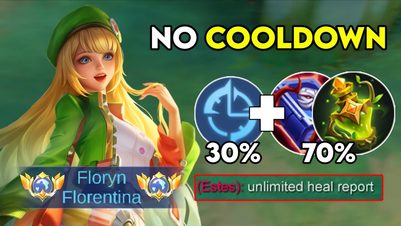 WHEN GLOBAL FLORYN ABUSE THIS NEW COOLDOWN BUILD ( 2 SEC REAL?😱 ) - Mobile Legends