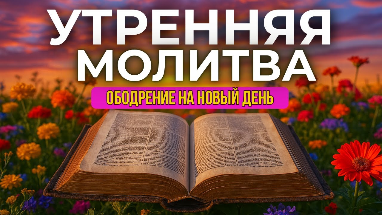 УТРЕННЯЯ МОЛИТВА ОБОДРЕНИЯ НА ДЕНЬ