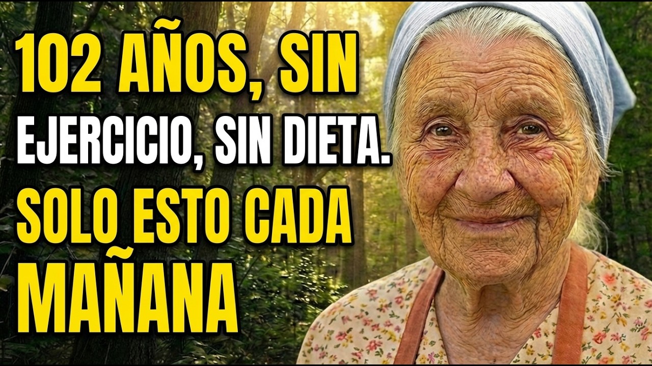 102 Años. No Hago Ejercicio, No Hago Dieta. Hago Esto Cada Mañana Y Sigo Viva Más Que Mis Amigas