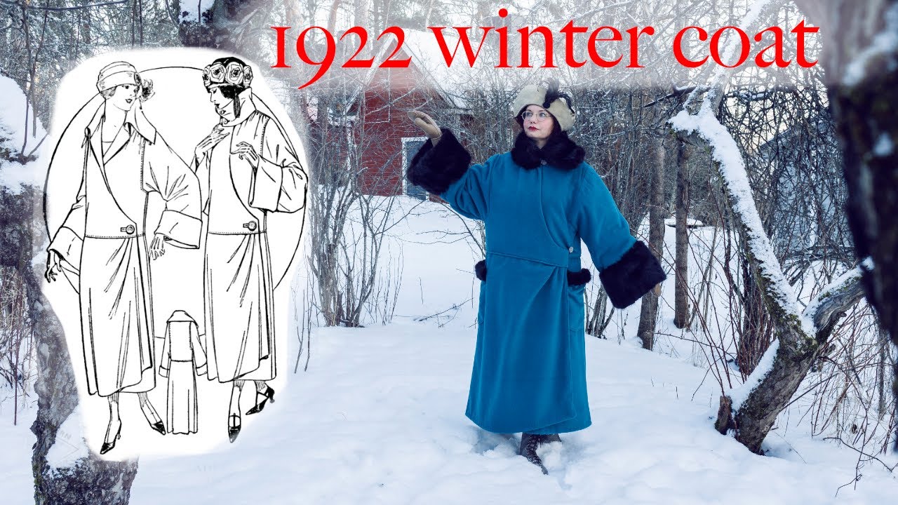 изготовление зимнего пальто 1922 года