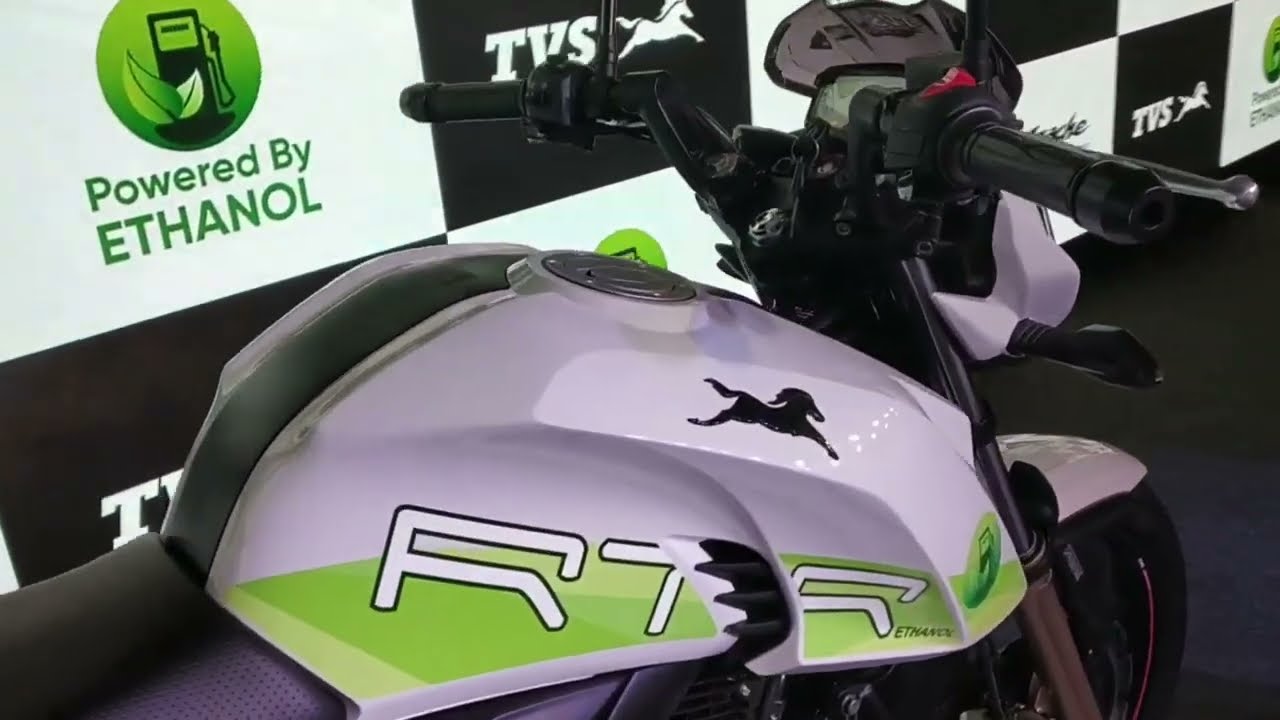 India&rsquo;s First-Ethanol Powered Motorcycle : TVS Apache RTR 200 Fi E100💥 | #TvsApache #rtr200
