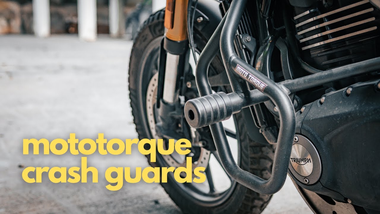 Tried & tested Mototorque crash guards for Triumph Scrambler 400X & RE Himalayan 411 - Review