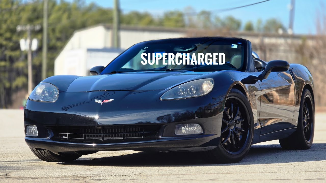 Supercharged 2008 Corvette 6 Speed