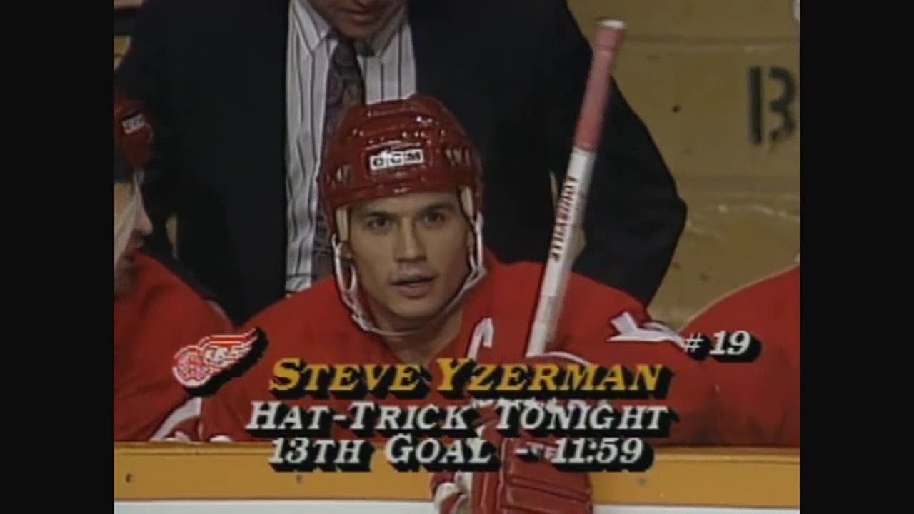 90/91 RS: Det @ Tor Highlights - 11/17/90 (Yzerman 5 Points)