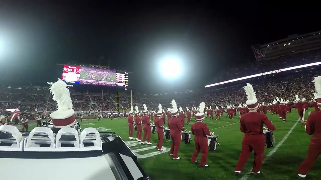 PRIDE OF OKLAHOMA BASS 6 CAM - OU/ALABAMA HALFTIME | MATT KISH