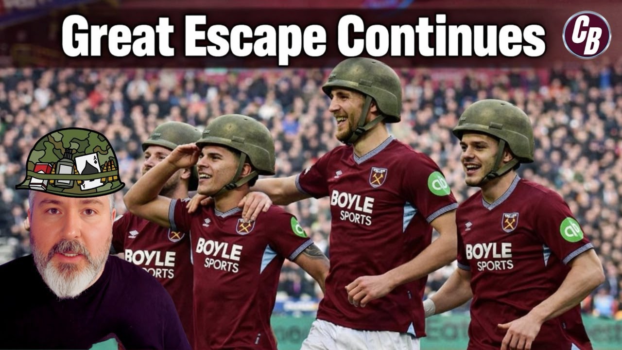 Live Match Review: Sunderland Hammered | The Great Escape Marches On