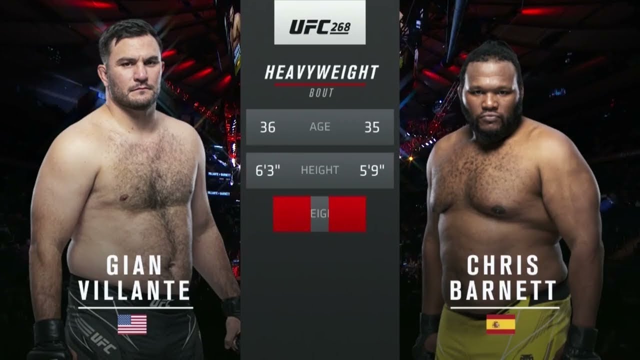 Gian Villante vs Chris Barnett UFC 268 UFC FULL FIGHT Highlights