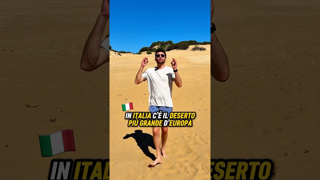 Nessuno ne parla ma in Italia c&rsquo;&egrave; il deserto pi&ugrave; grande d&rsquo;Europa: dove siamo? A Piscinas.
