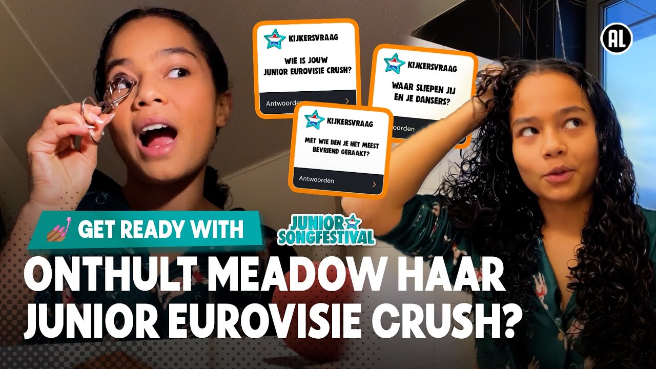#18 GET READY WITH MEADOW + JUNIOR EUROVISIE Q&A 🧡 | JUNIOR SONGFESTIVAL 2026 🇳🇱